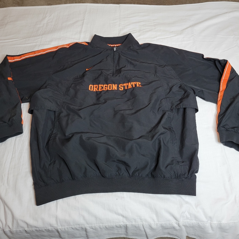 Oregon State Running Jacket qtr zip pullover
